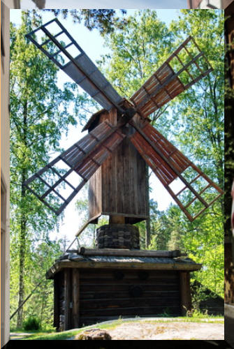  Holzmühle im Seurasaari Park